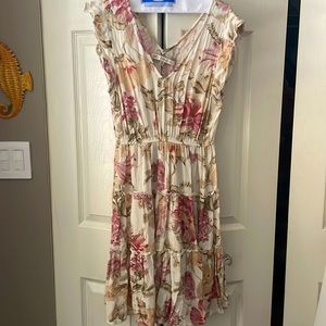 Anthropologie x Frye floral print dress